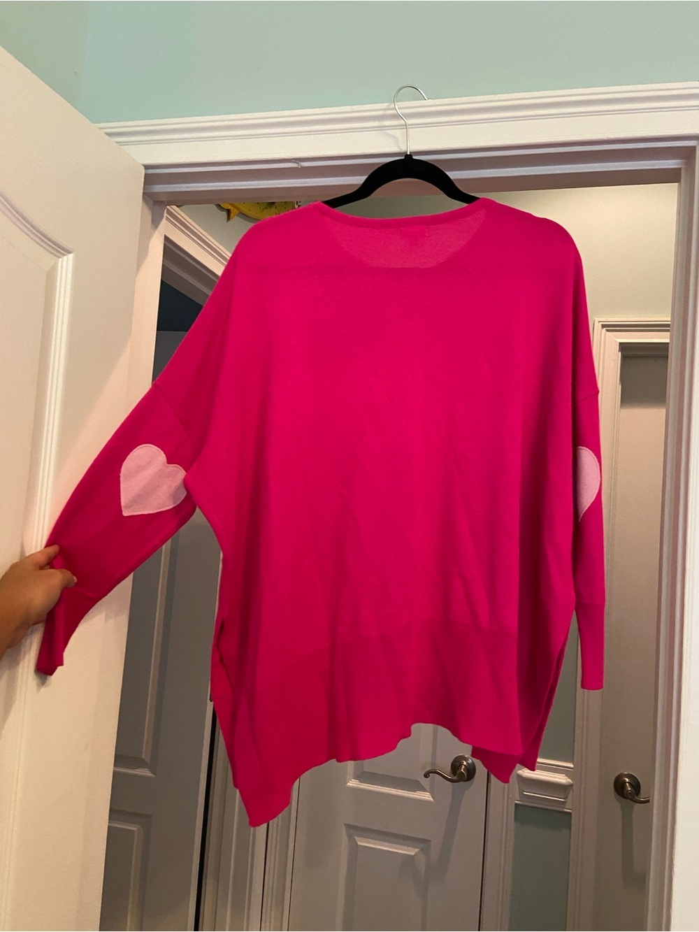Mersea Amour Hot Pink J'Adore Sweater - Picture 7 of 12
